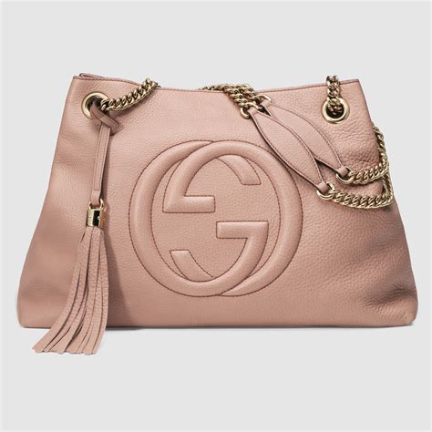 gucci pink soho bag|Gucci soho shoulder bag large.